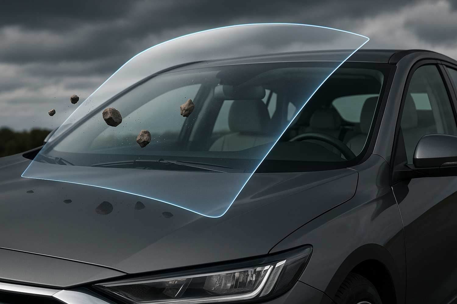 stenskottskydd bilruta